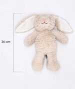 Mollis Hase Kuscheltier Baby (36cm groß) – Weiches Stofftier für Kinder & Babys – Kue – Bild 4