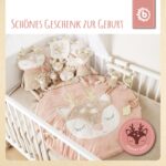 Bieco Kuscheltier Reh Ella mit Rassel | Baby ab 0 Monate Stofftier Baby Plüschtier Reh rentier – Bild 3